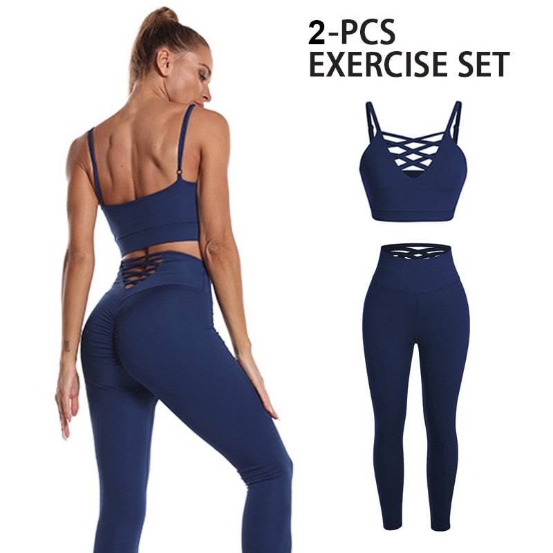 3Pcs Yoga Set - Seductively Posh LLC