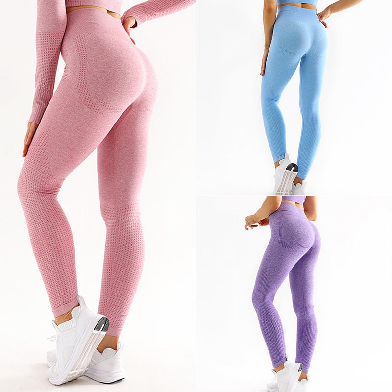 Bight Colored Seamless Leggings Seductively Posh LLC