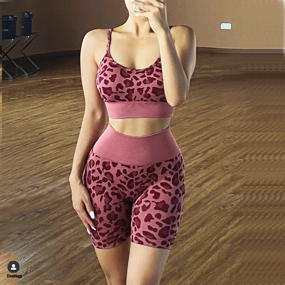 Knitted Leopard set - Seductively Posh LLC