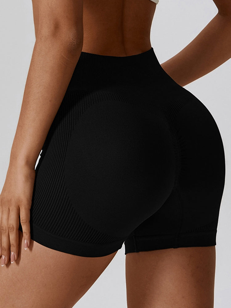 Wide Waistband Slim Fit Sports Shorts - Seductively Posh LLC