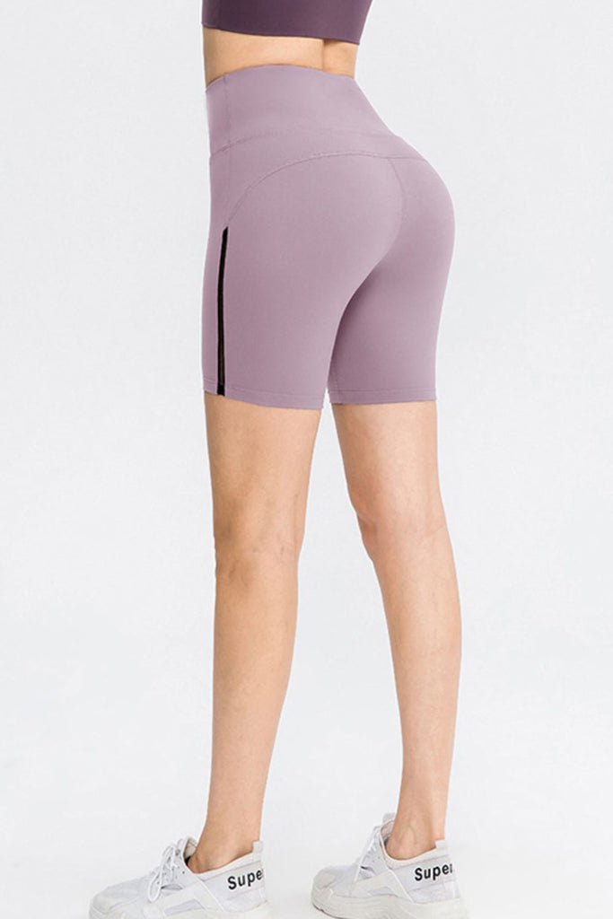 Wide Waistband Sports Shorts - Seductively Posh LLC